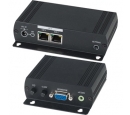1 in 3 out VGA with Stereo Audio CAT5 Extender Distribution Amplifier - Chainable Function